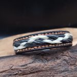 Armband van leer met paardenhaar