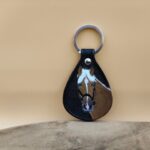 Sleutelhanger met geschilderde afbeelding