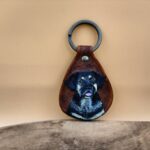 Sleutelhanger met geschilderde afbeelding