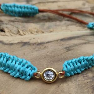 Macramé gevlochten armband