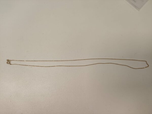 Ketting echt zilver, verguld - Afbeelding 3