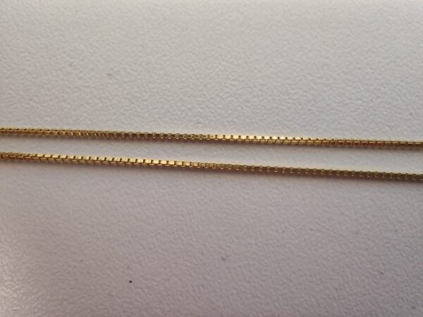 Ketting echt zilver, verguld - Afbeelding 4